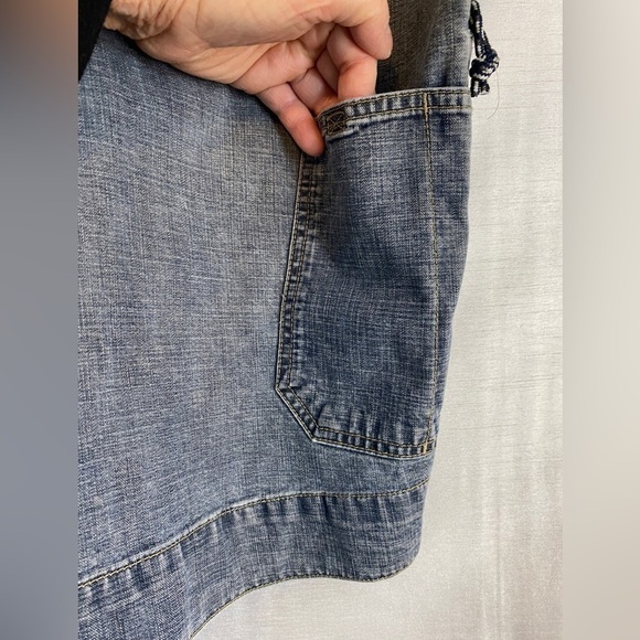 Columbia Cargo Shorts Medium Wash Hiking Denim Mens 38 - Picture 6 of 15